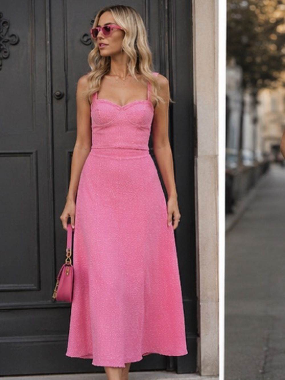Zara set tweet top and skirt bloggers fav